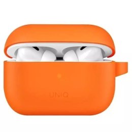 Etui ochronne na słuchawki UNIQ Vencer do AirPods Pro 2 gen. Silicone pomarańczowy/burnt orange