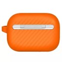 Etui ochronne na słuchawki UNIQ Vencer do AirPods Pro 2 gen. Silicone pomarańczowy/burnt orange