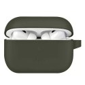 Etui ochronne na słuchawki UNIQ Vencer do AirPods Pro 2 gen. Silicone zielony/moss green