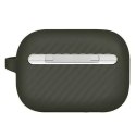 Etui ochronne na słuchawki UNIQ Vencer do AirPods Pro 2 gen. Silicone zielony/moss green