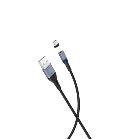 ŻXO kabel magnetyczny NB125 USB - USB-C 1,0 m 2A czarny
