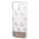 Etui na telefon Guess do iPhone 14 6,1" różowy/pink hardcase 4G Pattern Script