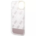 Etui na telefon Guess do iPhone 14 6,1" różowy/pink hardcase 4G Pattern Script