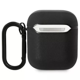 Etui ochronne na słuchawki BMW do AirPods 1/2 cover czarny/black Leather Color Lines