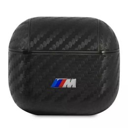 Etui ochronne na słuchawki BMW do AirPods 3 cover czarny/black PU Carbon M Collection