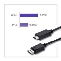 Qoltec DisplayPort v1.1 męski | HDMI męski | 4K | 3m