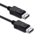 Qoltec DisplayPort v1.3 męski | DisplayPort v1.3 męski | 8K | 2m