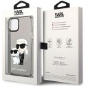 Karl Lagerfeld nakładka do iPhone 14 6,1" KLHCP14SHNKCTGK czarna hardcase Gliter Karl&Choupette