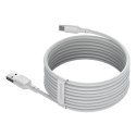 Baseus kabel Simple Wisdom USB - USB-C 1,5 m 5A biały 2 szt