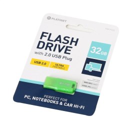PLATINET PENDRIVE USB 2.0 F-Depo 32GB GREEN [43338]