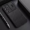 Etui Nillkin Qin Leather Pro Case etui do Samsung Galaxy S23+ pokrowiec z klapką osłona na aparat czerwone