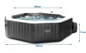 Dmuchane SPA Jacuzzi z hydromasażem 218 x 71 cm 6 os. INTEX 28462