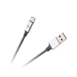 Kabel USB 3.0 - USB typu C REBEL 200 cm czarny