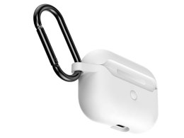 Silikonowe etui Alogy na słuchawki Apple AirPods Pro Białe