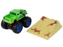 Auto Resorak Z Naciągiem Monster Truck Big Foot Gumowe Opony Rampa