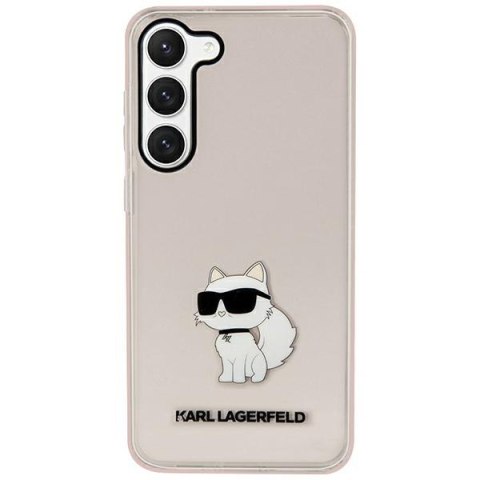 Karl Lagerfeld nakładka do Samsung Galaxy S23 KLHCS23SHNCHTCP różowa HC IML NFT Choupette