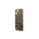 Guess nakładka do IPhone 13 6,1" GUHCP13MHSLEOW hard case brązowa Leopard Electro Stripe