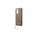 Guess nakładka do Samsung A53 5G GUHCA53GF4GBR brązowa hard case 4G Charms Collection