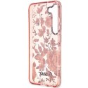 Guess nakładka do Samsung Galaxy S23 Plus GUHCS23MHCFWSP różowa HC IML Flower