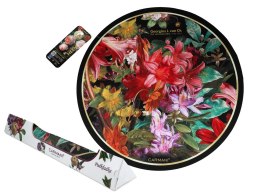 Podkładka na stół okrągła - Kwiaty barokowe, lilie (CARMANI)