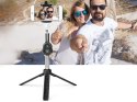 Selfie Stick kijek statyw z pilotem Bluetooth wxy-01 Czarny