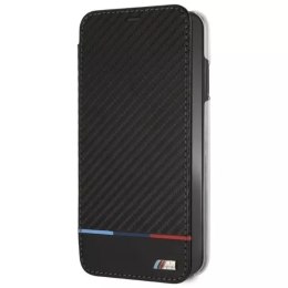 Etui ochronne na telefon BMW BMTRBKI65PUCARTCBK do Apple iPhone Xs Max book czarny/black Carbon Tricolor Stripe