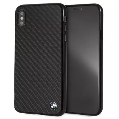 Etui ochronne na telefon hardcase BMW BMHCI65MBC do Apple iPhone Xs Max czarny/black Siganture-Carbon