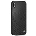 Etui ochronne na telefon hardcase BMW BMHCI65MBC do Apple iPhone Xs Max czarny/black Siganture-Carbon