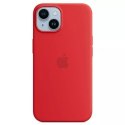 Oryginalne Etui ochronne na telefon Apple MPRW3ZM/A do Apple iPhone 14 6,1" MagSafe czerwony/red Silicone Case