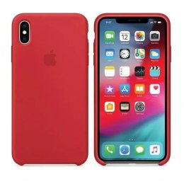 Oryginalne Etui ochronne na telefon Apple MRWH2ZM/A do Apple iPhone Xs Max red Silicone Case