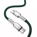 Baseus Cafule kabel USB-C na USB-C, 100W, 2m (zelený)