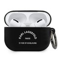 Karl Lagerfeld etui do Airpods Pro KLACAPSILRSGBK czarne Silicone RSG