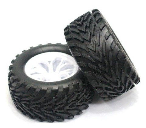 Koła 1:10 Off-Road MEGA Wheel 2szt - 10589 - białe