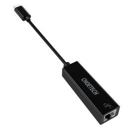 Choetech externí síťový adaptér RJ45 - USB typu C (1000 Mbps) Ethernet černý (HUB-R01)