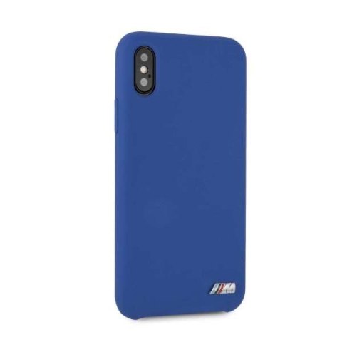 Etui ochronne na telefon hardcase BMW BMHCPXMSILNA do Apple iPhone X /Xs niebieski/navy Silicone M Collection