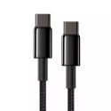Baseus Tungsten Gold USB-C na USB-C kabel, 100W, 2m (černý)