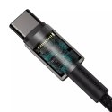 Baseus Tungsten Gold USB-C na USB-C kabel, 100W, 2m (černý)