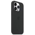 Originální ochranné pouzdro Apple Phone Case MPTM3ZM/A pro Apple iPhone 14 Pro 6.1" MagSafe černé/půlnoční silikonové pouzdro