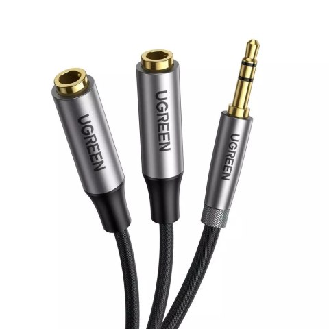 UGREEN kabel AUX prodlužovací kabel 3,5 mm mini jack 0,2 m černý (AV191 50253)