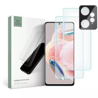 2x Tempered Glass Supreme Set Lens Glass pro Xiaomi Redmi Note 12 4G / LTE