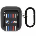 BMW BMA222SWTK pouzdro pro AirPods 1/2 kryt černá/černá Multiple Colored Lines