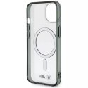 Etui BMW BMHMP14MHCRS pro iPhone 14 Plus 6,7" pevný obal Silver Ring MagSafe