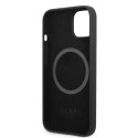 Etui Guess GUHMP13SSPLK pro iPhone 13 mini 5,4" černý/černý pevný obal Silikonová deska s logem MagSafe