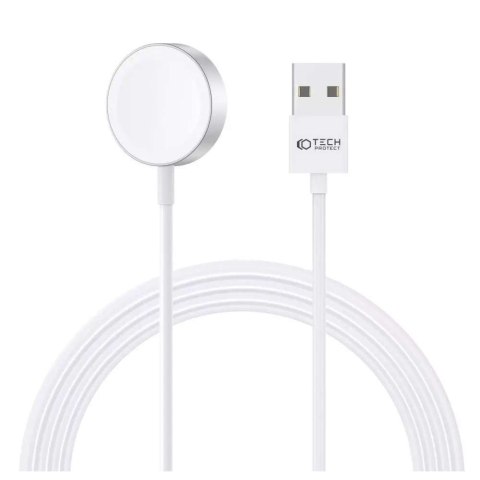 Indukční nabíjecí kabel 120cm UltraBoost magnetický nabíjecí kabel pro Apple Watch White