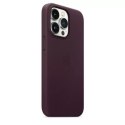 Original Protective Apple Phone Case MM1A3ZM/A for Apple iPhone 13 Pro / 13 6.1" cherry/dark cherry Leather Case MageSafe