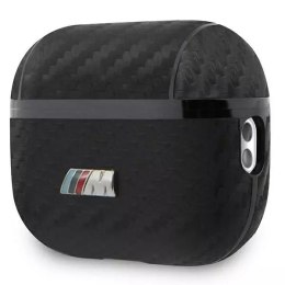 Pouzdro BMW BMAP2CMPUCA pro kryt AirPods Pro 2 black/black PU Carbon M Collection