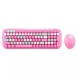Sada bezdrátové klávesnice MOFII Candy XR 2,4G (růžová)