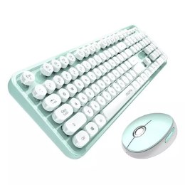 Sada bezdrátové klávesnice MOFII Sweet 2,4G (bílo-zelená)