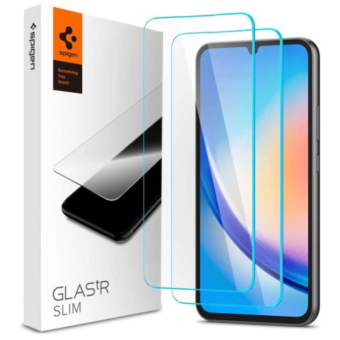 Spigen Glas.TR slim 2-balení tvrzeného skla pro Samsung Galaxy M34 5G Clear