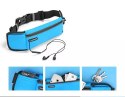 Ugreen bederní taška na běžecký pás Reflexní pouzdro na nárazník pro pouzdro na telefon s portem pro sluchátka černá (20818 LP11